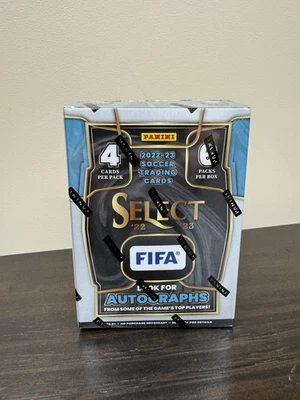 2022-23 Panini Select FIFA Factory Sealed Blaster Box Messi Auto Alvarez Enzo RC - Image 1 of 4