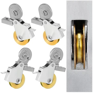 Otoolling 4 Pack 1 Inch Heavy Duty Steel Sliding Screen Door Rollers Steel Ba... - Picture 1 of 6