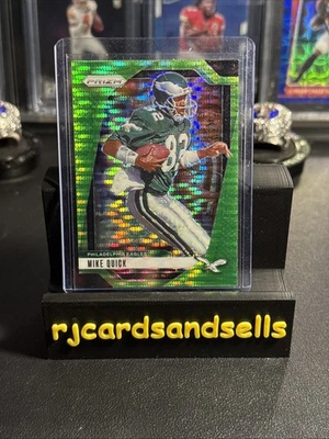 2024 Panini Prizm - Mike Quick #238 Neon Green Pulsar Prizm - Image 1 of 2