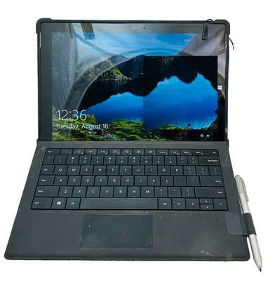 Microsoft Surface Pro 3 12" Intel i5 64GB (?) 4GB RAM Windows WORKS - Image 1 of 4
