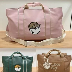 2025 Neu Malbon Golf Boston Bag Schultertasche 3 Wege Farben Pink Grün Braun - Bild 1 von 10