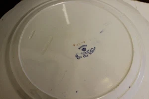 6 x Booths Real Old Willow 10 1/2" Gilded Dinner Plates - Picture 1 of 6