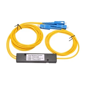 4X(Ftth SC UPC 1X2 Plc Singlemode Fiber Optical Splitter Fbt Optical5284 - Photo 1/8