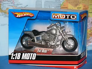 1/18 HOT WHEELS MOTO FAT RIDE SILVER ***BRAND NEW & RARE*** - Picture 1 of 4