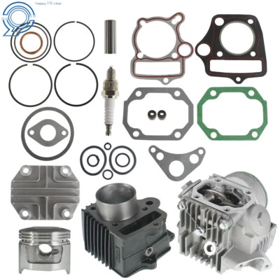 Top End Kit for Honda ATC70 CRF70 CT70 C70 TRX70 XR70 S65 70cc Cylinder Piston - Image 1 of 4