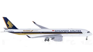 1:400 JC Wings SINGAPORE AIRLINES AIRBUS A350-900 Passenger Plane Diecast Model - Picture 1 of 5