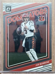 2022 Donruss Optic Joe Burrow Dominators #D-6 Bengals - Imagen 1 de 2