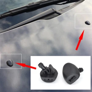 Front Windshield Wiper Washer Spray Jet Nozzle For Peugeot 206 407 6438E6 6438Z1 - Picture 1 of 5