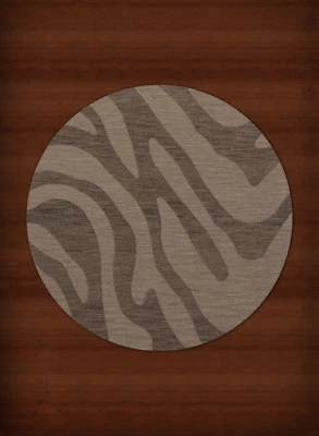 Gray Swirls Lines Stripes Transitional Area Rug Animal Print DV2 - Image 1 of 2
