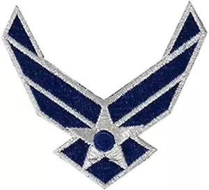 Patch Force AirMan Logo, zum Aufbügeln oder Aufnähen, Heat Sealed Backing Patch - Bild 1 von 1