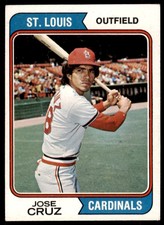 1974 Topps Jose Cruz  EX St. Louis Cardinals #464
