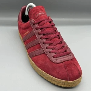 Vintage 2015 Adidas Originals Topanga Red Mens UK 8 S75502 Casuals Terraces - Picture 1 of 7