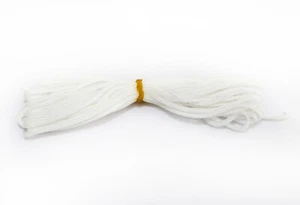 Neu 10 x 6 Meter Länge 30 kg Bruchgewicht Nylon Bilder Aufhängekordel weiß - eine - Bild 1 von 1