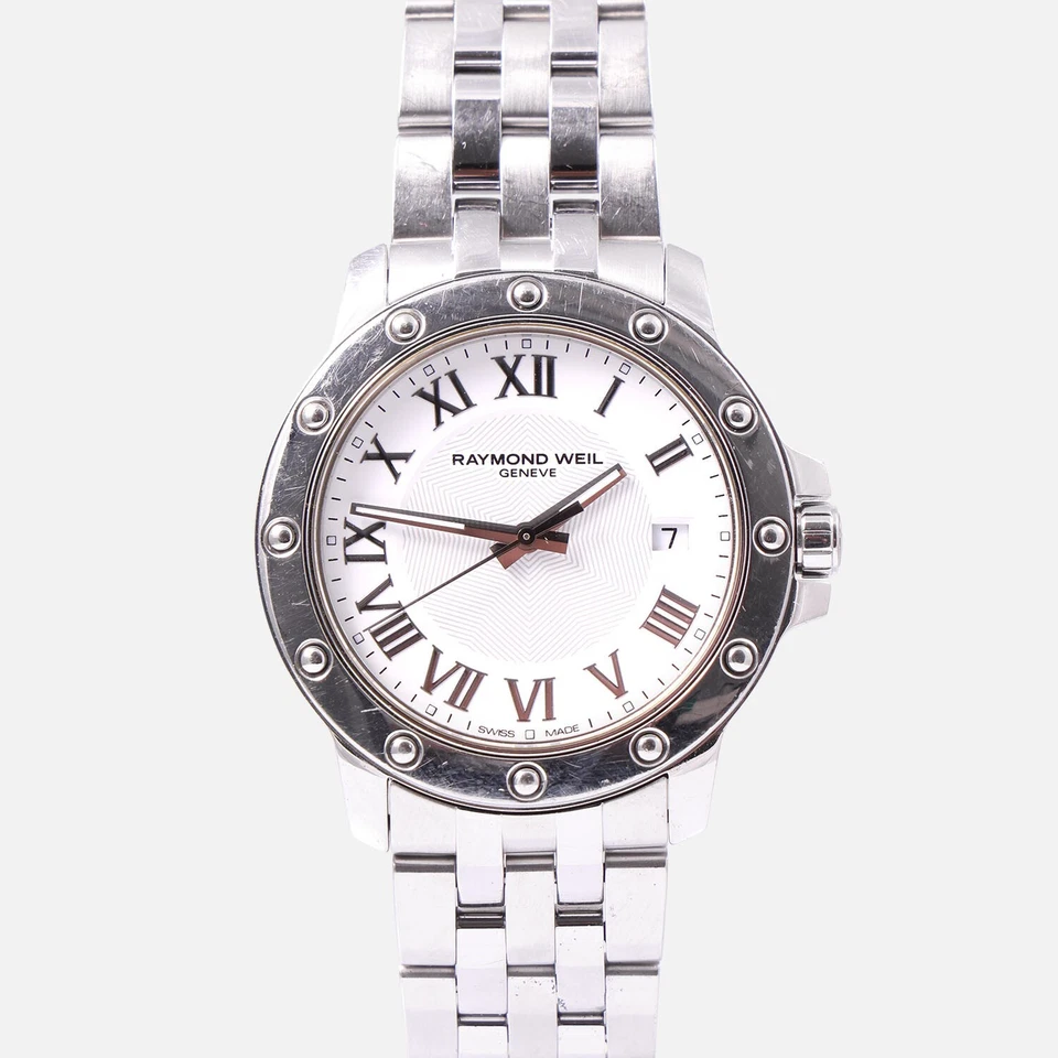 Raymond Weil Tango 5599-ST-00308 cuarzo esfera blanca 39 mm Foto 1 de 1