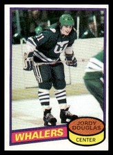 1980 Topps #97 Jordy Douglas Hartford Whalers  Hockey card