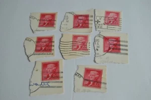 US 2 Cent Thomas Jefferson United States Postage Scott #1033 Lot of 8 Used - Picture 1 of 9