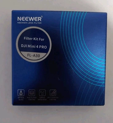 NEEWER FL-A30 Paquete de 4 ND/CPL Set para DJI Mini 4 Pro (ND16/64/256+CPL) Foto 1 de 2