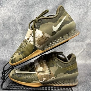 Nike Romaleos 3 Gewichtheberschuh Green Camo 852933-300 UK 9,5 Flywire - Bild 1 von 14