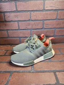 Adidas Shoes Men Size 8 NMD R1 Running Night Cargo Green - Picture 1 of 9