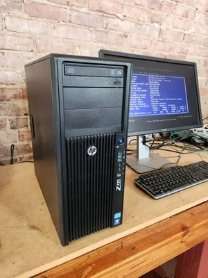 Estación de trabajo HP Z420 Xeon E5-1620 3,6 GHz 16 GB RAM SIN HDD NVIDIA SIN SISTEMA OPERATIVO Foto 1 de 4