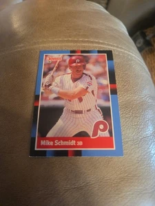 1988 DONRUSS BASEBALL #330 MIKE SCHMIDT PHILADELPHIA PHILLIES (HOF) - Picture 1 of 2