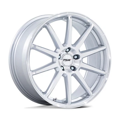 4/TSW TW004SD Canard mecanizado plata 19x8,5 5x100 38 mm (TW004SD19855138) Foto 1 de 3
