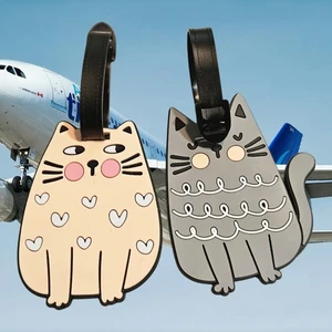 Juego de 2 etiquetas de equipaje para gatos identificación portador de mascotas GForce - Imagen 1 de 2