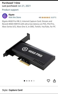 Wewnętrzna karta przechwytywania Elgato 4K60 Pro MK.2 - Zdjęcie 1 z 2