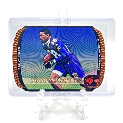 RANDY MOSS 1998 UD3 #FS17 ROOKIE CARD RC FUTURE SHOCK DIE CUTS PARALLEL /2000 - Image 1 of 2