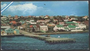 Falkland Islands Postcard Puerto Argentino Port Panoramic View - Picture 1 of 2