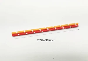 100 Pcs Colorful Disposable Straws, Star Drinking Straws, Rainbow Paper Straw... - Picture 1 of 1