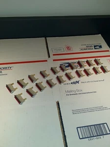 NEW LEECRAFT 3100 RED RECTANGLE INDICATROR LIGHTS 125V 1/3W LOT OF 20 FastShip - Picture 1 of 8