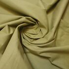 100% Cotton Cambric Craft Plain Lining Dress Quilt Material Fabric 44" Meter