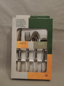 24 PCS Cutlery Set Stainless Steel new in the box - Picture 1 of 8