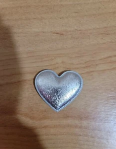 Build A Bear Silver Heart Hidden Insert Stuffing Ceremony HTF Limited Edition - Picture 1 of 1
