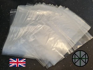 6" x 9" Strong Grip Seal Zip Lock Bags Made In UK Food Freezer Bag - Picture 1 of 9
