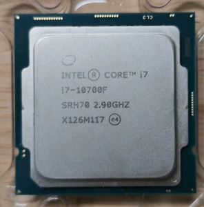 Intel Core i7-10700F 2.9GHz LGA1200 (400/500 Series) Comet Lake Desktop CPU - Photo 1/2