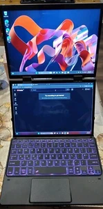 Dual Screen Laptop 10.5 32GB Ram 1TB - PLEASE READ DESCRIPTION - Picture 1 of 4