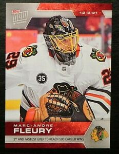 2021-22 21/22 TOPPS NOW NHL Stickers #154 Marc-Andre Fleury Chicago Blackhawks