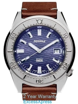 Nuevo Reloj Squale 50 ATMOS Onda UVA (Púrpura) 1521-026-ONDA-B Garantía Foto 1 de 4
