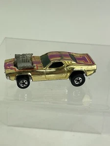 Hot Wheels Rodger Dodger 1970 Gold Chrome Made In Hong Kong Very Good - Picture 1 of 12