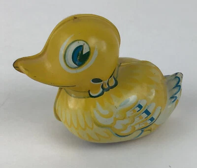 复古 20 世纪 50 年代 Lehmann Tin Litho 摩擦鸭 903 HTF 罕见油漆变体! — 第 1/4 张图片