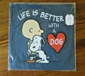 Snoopy Disney Pottery Barn Pilllow Sham Holiday Kid Birthday Gift party kid 🌈 z - Picture 1 of 5