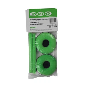 Ear Pads Sennheiser HD-25 Headphones Velour Mint Green pair Zomo HD-25SP - Picture 1 of 2