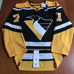 Adidas Evgeni Malkin Pittsburgh Penguins Reverse Retro 2.0 NHL Jersey Black 54 - Picture 1 of 7