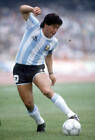 Diego Maradona Football OLD PHOTO playing for Argentina 1986 World Cup 2