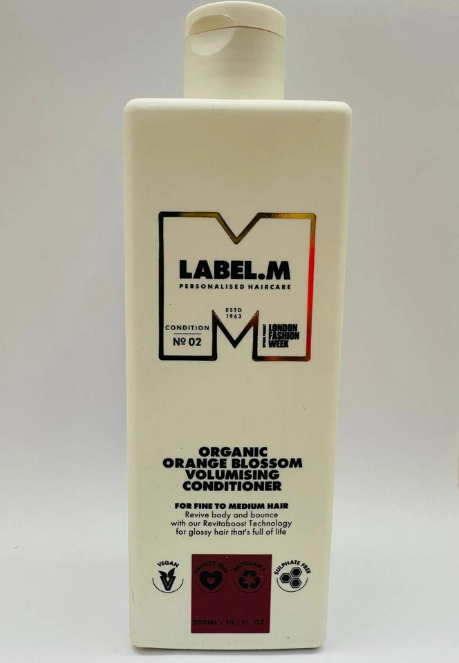 Label M Organic Orange Blossom Volumising Conditioner 300ml - NEW - Image 1 of 1