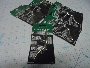 8 Lot LEHIGH #7240 4- 1/2" Awning Blind Shade Rope Cleat for up to 3/8" Rope - Picture 1 of 3