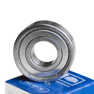(Qty. 100) R3-ZZ C3 EMQ Premium Shield Ball Bearings ABEC-3 0.1875"x0.5"x0.1960" - Picture 1 of 6