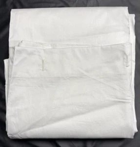 RH Paspel Baumwollsatin Duschvorhang - 72x72 - weiß mit weißen Paspeln - Bild 1 von 8